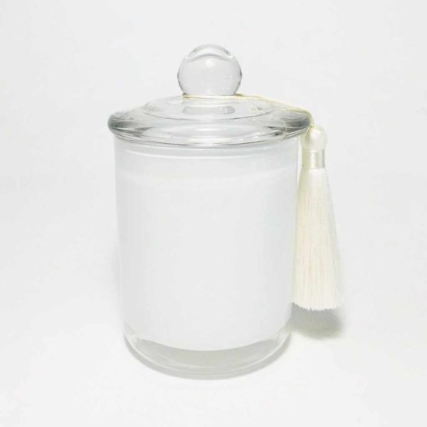 Pastel Yellow Tassel Decorate Resin Art Pieces, Candles, Reed Diffusers