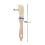 1″ White Bristle Brush