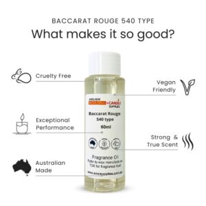 Baccarat Rouge Type Fragrance. Candle making, reed diffusers, soap making.