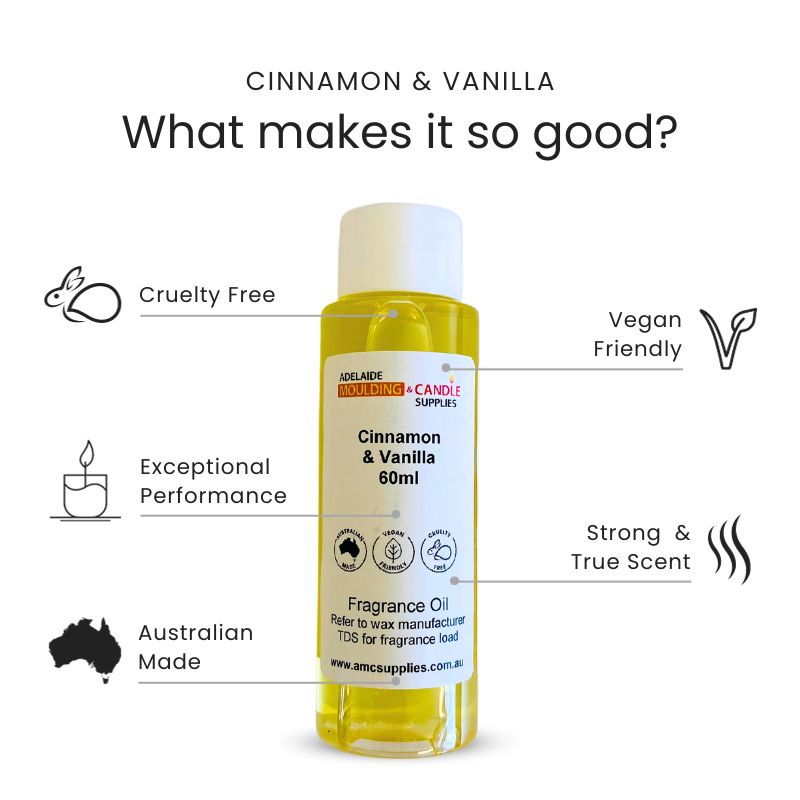 Cinnamon & vanilla-fragrance-oil