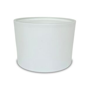 Classic Matte White Bowl Candle Jar