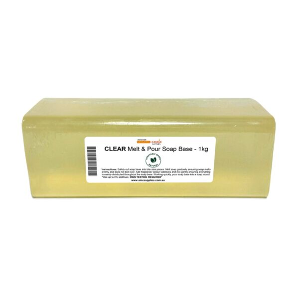 Clear - Melt & Pour - Soap - Base CLEAR, Glycerin Soap Base