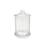 Clear Metro Knob Jar Medium