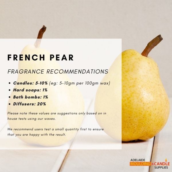 French Pear Candle and Soap Making Fragrance Oil