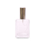 Glass Perfume Spray Bottle - Silver lid