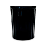 Ribbed Jar Black