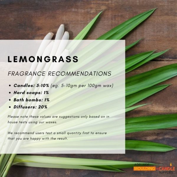 Lemongrass Candle and Soap Making Fragrance Oil