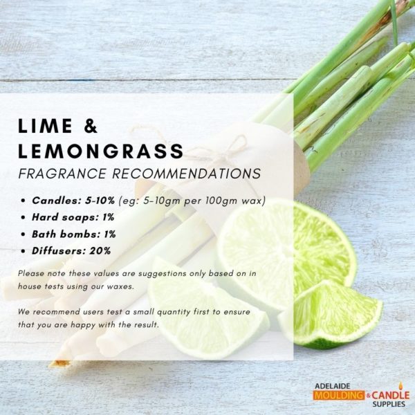Lime and Lemongrass Candle and Soap Fragrance