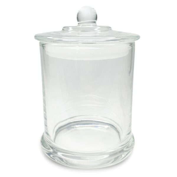 Clear-Metro-Knob -Jar -XL Clear Metro Knob Candle Jar XL