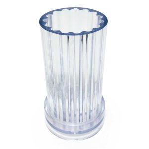 Round Ribbed Pillar Candle Making Mould