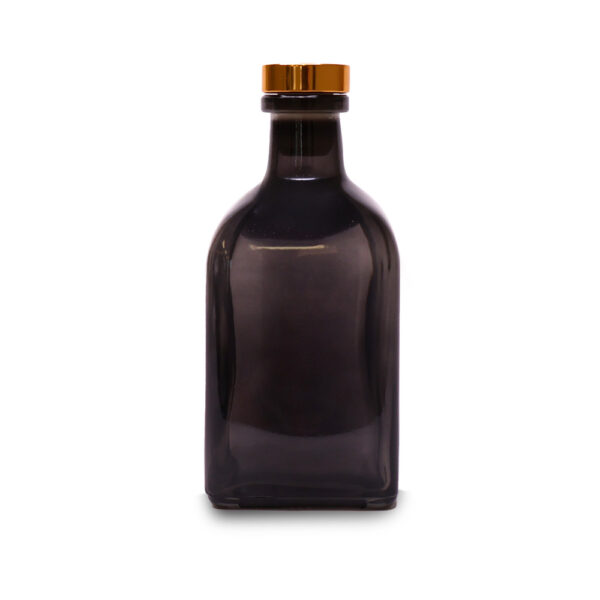Square Boston Gloss Black Diffuser Bottle