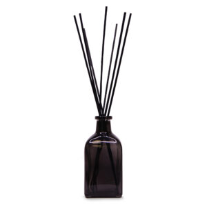 Square Boston Gloss Black Diffuser Bottle - Image 3