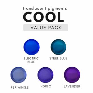 Translucent Pigment Cool Value Pack, resin art.
