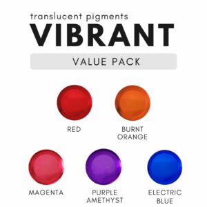 Translucent pigments Vibrant Value Pack, resin art