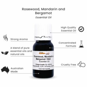 Rosewood, Mandarin, Bergamot Essential Oil
