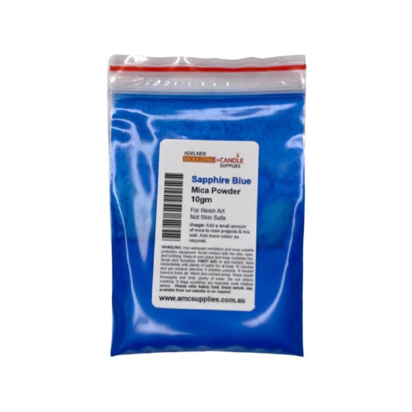Sapphire Blue Resin Art Mica Powder