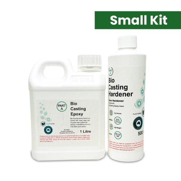 Small-Kit-Bio-Casting-Epoxy-Resin-Slow-Set- SLOW -Bio Casting Epoxy Resin - Slow Hardener Small Kit