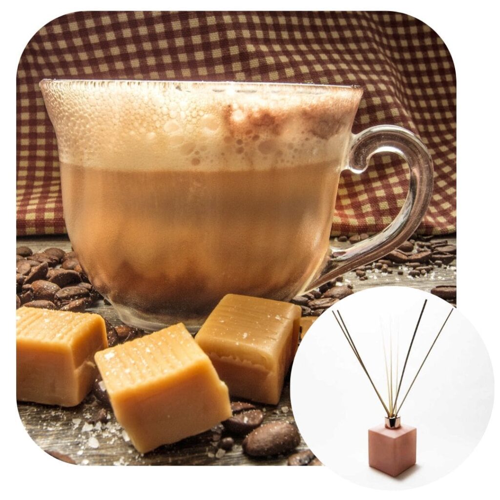 Square Diffuser Bottle + Salted Caramel