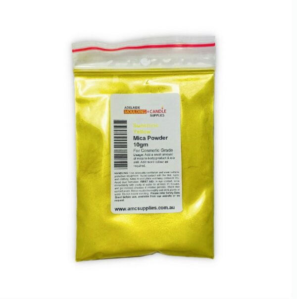Sunshine yellow cosmetic mica powder