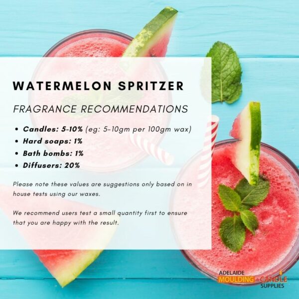 watermelon spritzer candle fragrance diffuser oil