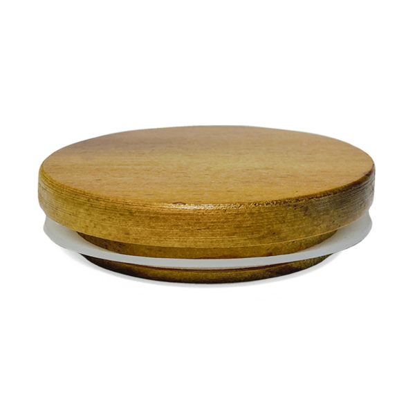 adel-natural-wood-lid Adel Medium Candle Jars Natural Wood Lid, Large Oxford and Cambridge Tumblers, Eco Friendly