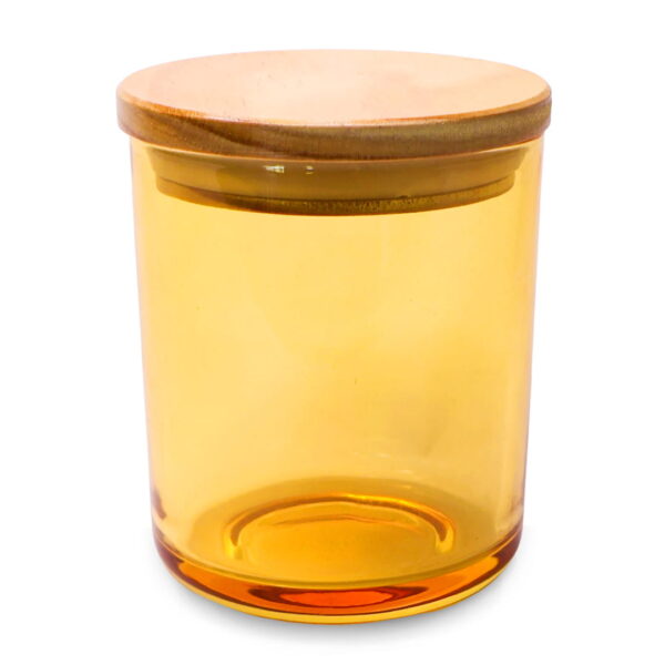 Yellow-Sol-medium-jars-and-lid Yellow Adel Sol Medium Candle Jar