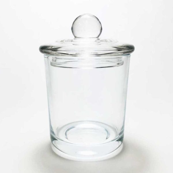 Adel Glass Clear Medium Tumbler Round Base Candle Making Glassware Jars