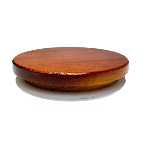 adel-oak-wood-lid Adel Medium Candle Jars Oak Wood Lid, Large Oxford and Cambridge Tumblers, Eco Friendly