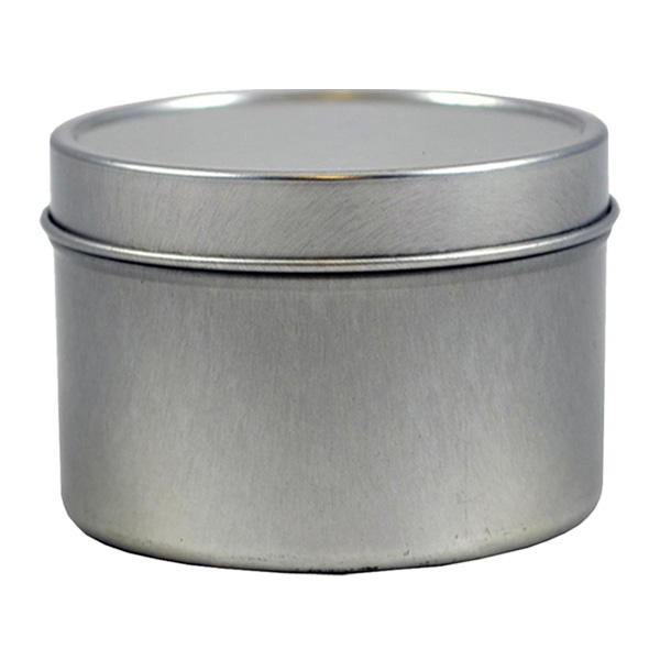 Candle Making Silver Tin Travel, Multiple Sizes, Seamless