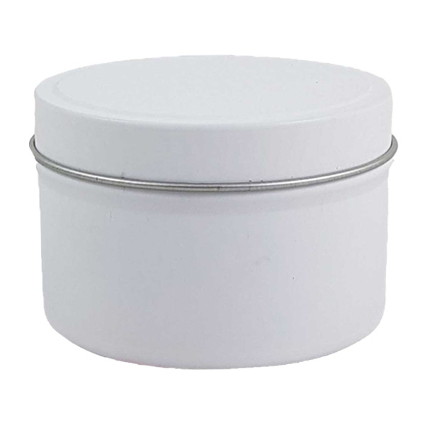 candle-tin-white8oz Candle Making White Tin Travel, Multiple Sizes, Seamless